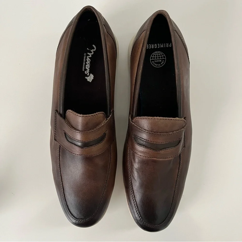 SANDRO MOSCOLONI Natal Penny Loafer In Tan